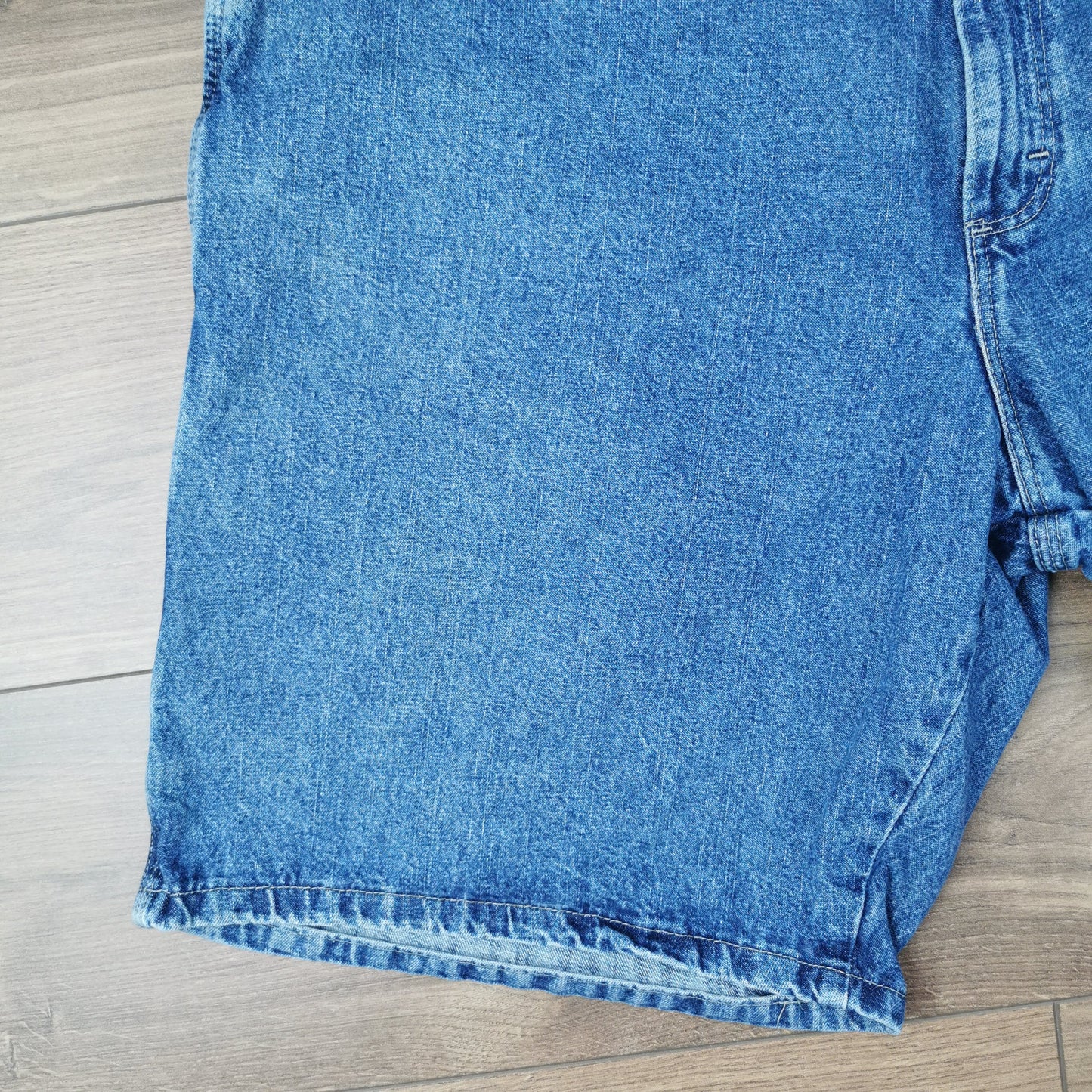Vintage Wrangler Blue Carpenter Denim Shorts Jorts Utility Baggy Relaxed Fit W40