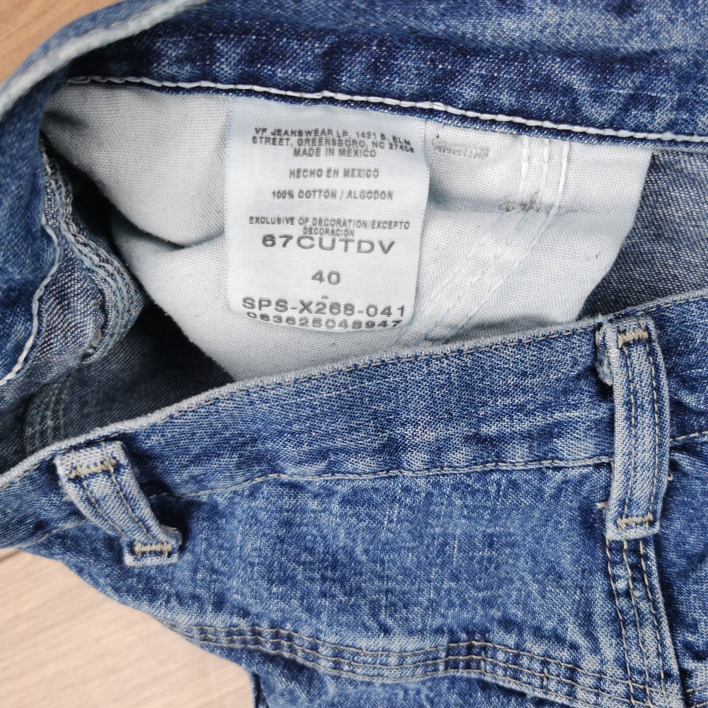 Vintage Wrangler Blue Carpenter Denim Shorts Jorts Utility Baggy Relaxed Fit W40