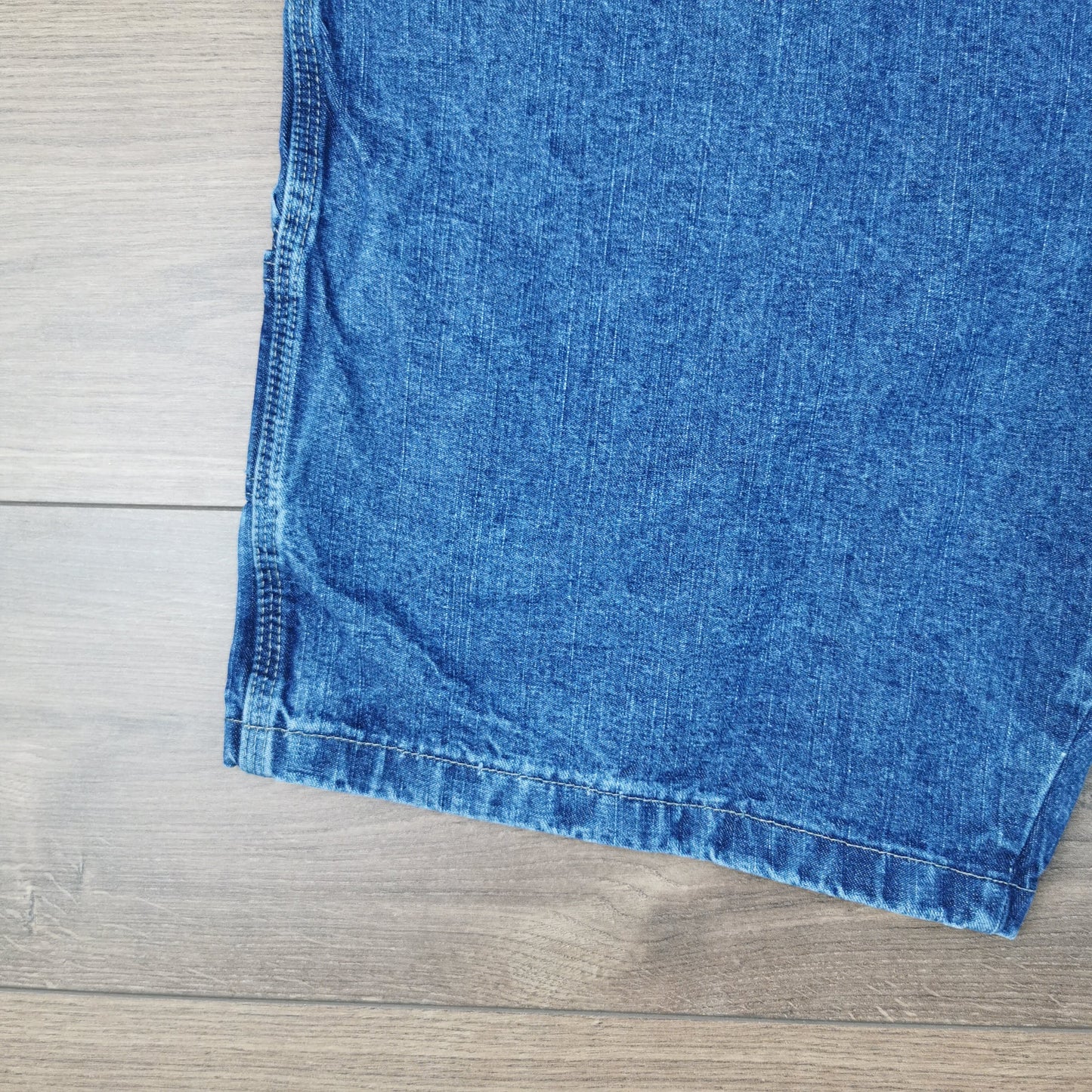 Vintage Wrangler Blue Carpenter Denim Shorts Jorts Utility Baggy Relaxed Fit W40
