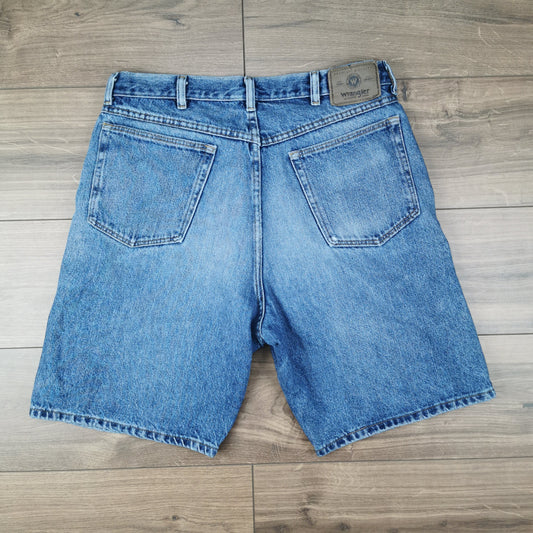 Vintage Lee Blue Denim Shorts Jorts Baggy Relaxed Fit W34