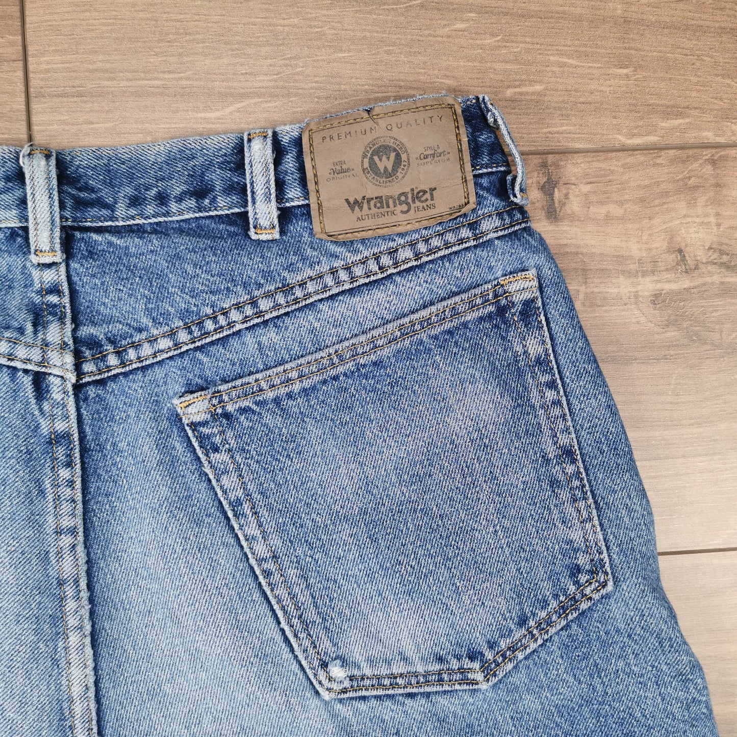 Vintage Lee Blue Denim Shorts Jorts Baggy Relaxed Fit W34
