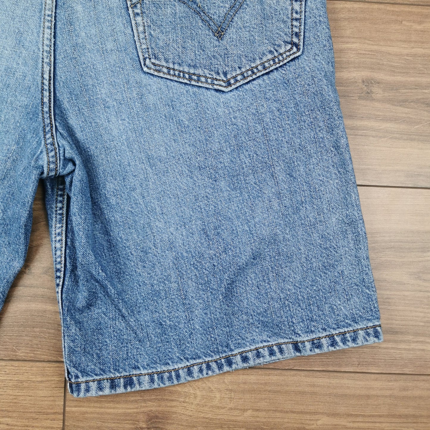 Vintage Levi's 550 Blue Denim Shorts Jorts Baggy Relaxed Fit W38