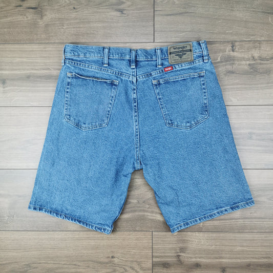 Vintage Wrangler Blue Denim Shorts Jorts Medium Wash W34