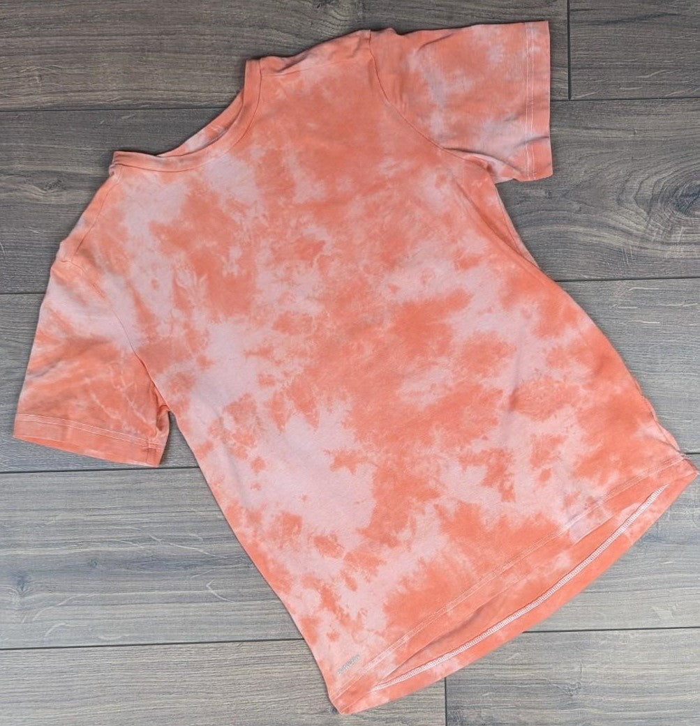 Athletic Works "DriWorks" Tie Dye Orange Work Out T-Shirt Men's S