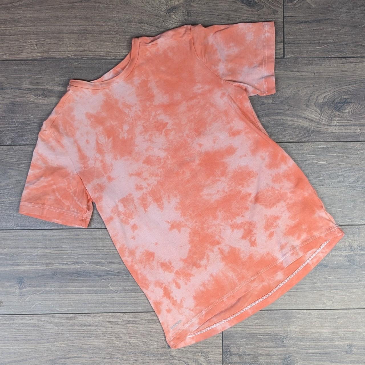 Athletic Works "DriWorks" Tie Dye Orange Work Out T-Shirt Men's S