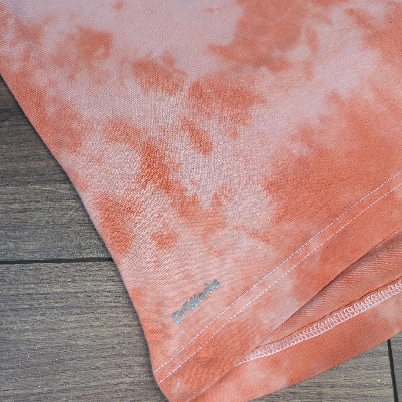 Athletic Works "DriWorks" Tie Dye Orange Work Out T-Shirt Men's S
