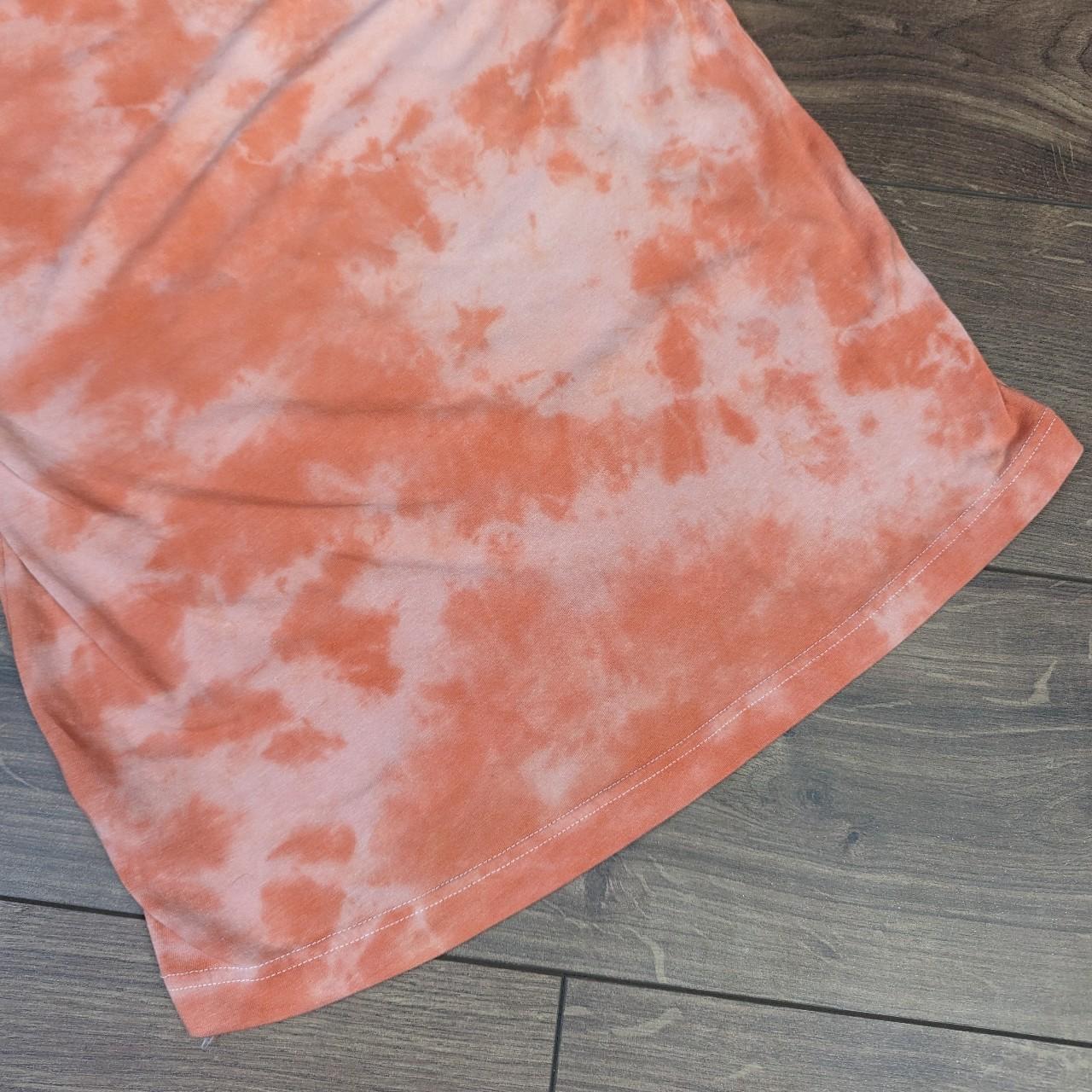 Athletic Works "DriWorks" Tie Dye Orange Work Out T-Shirt Men's S