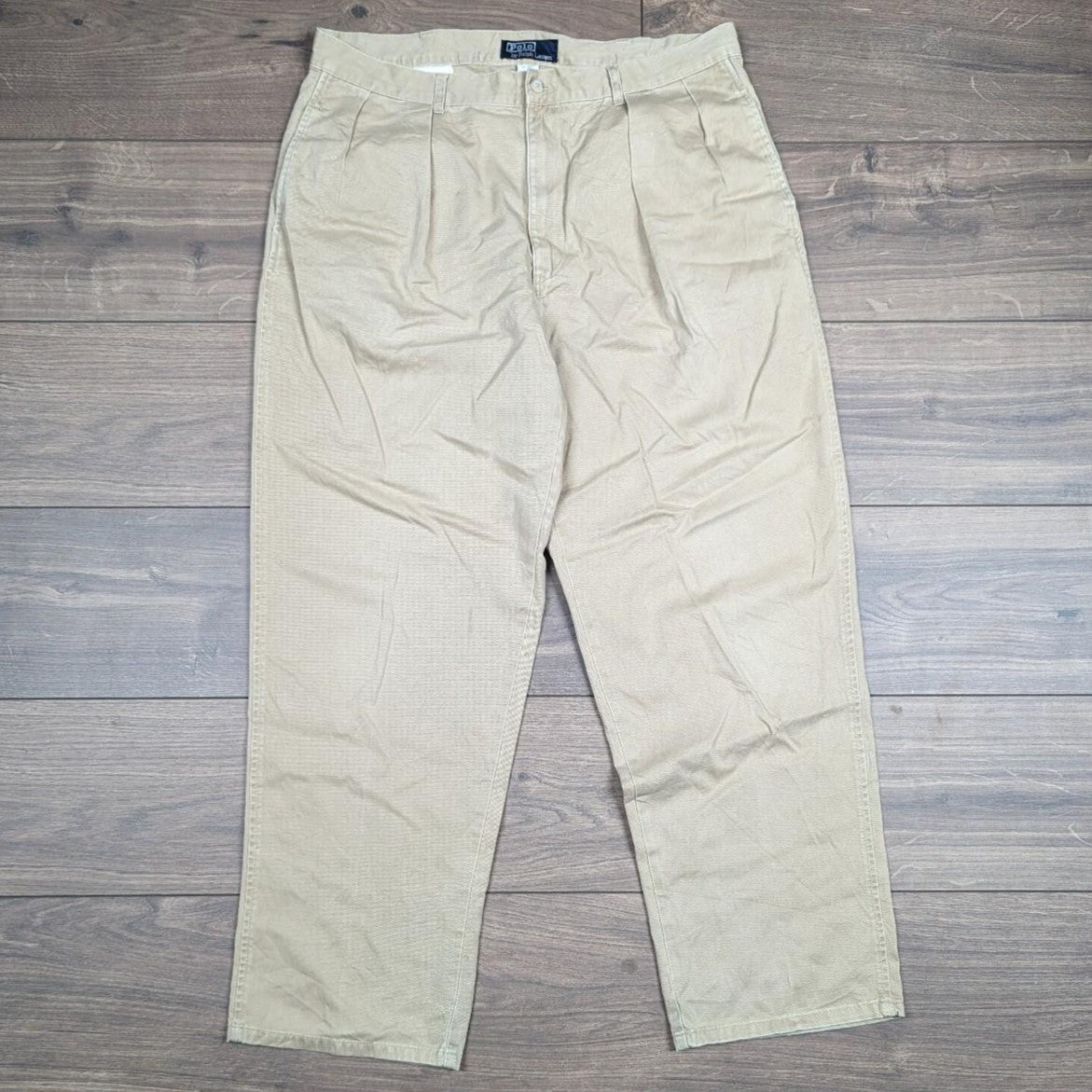 Vintage 80's Brown Polo Ralph Lauren Chino Trousers W36 L30
