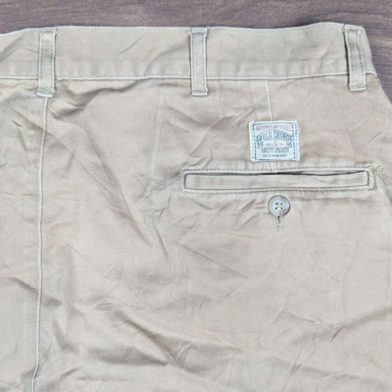 Vintage 80's Brown Polo Ralph Lauren Chino Trousers W36 L30