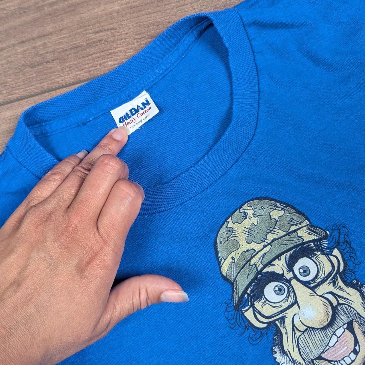 Blue Hey Jack Duck Dynasty Graphic T-Shirt Size 2XL