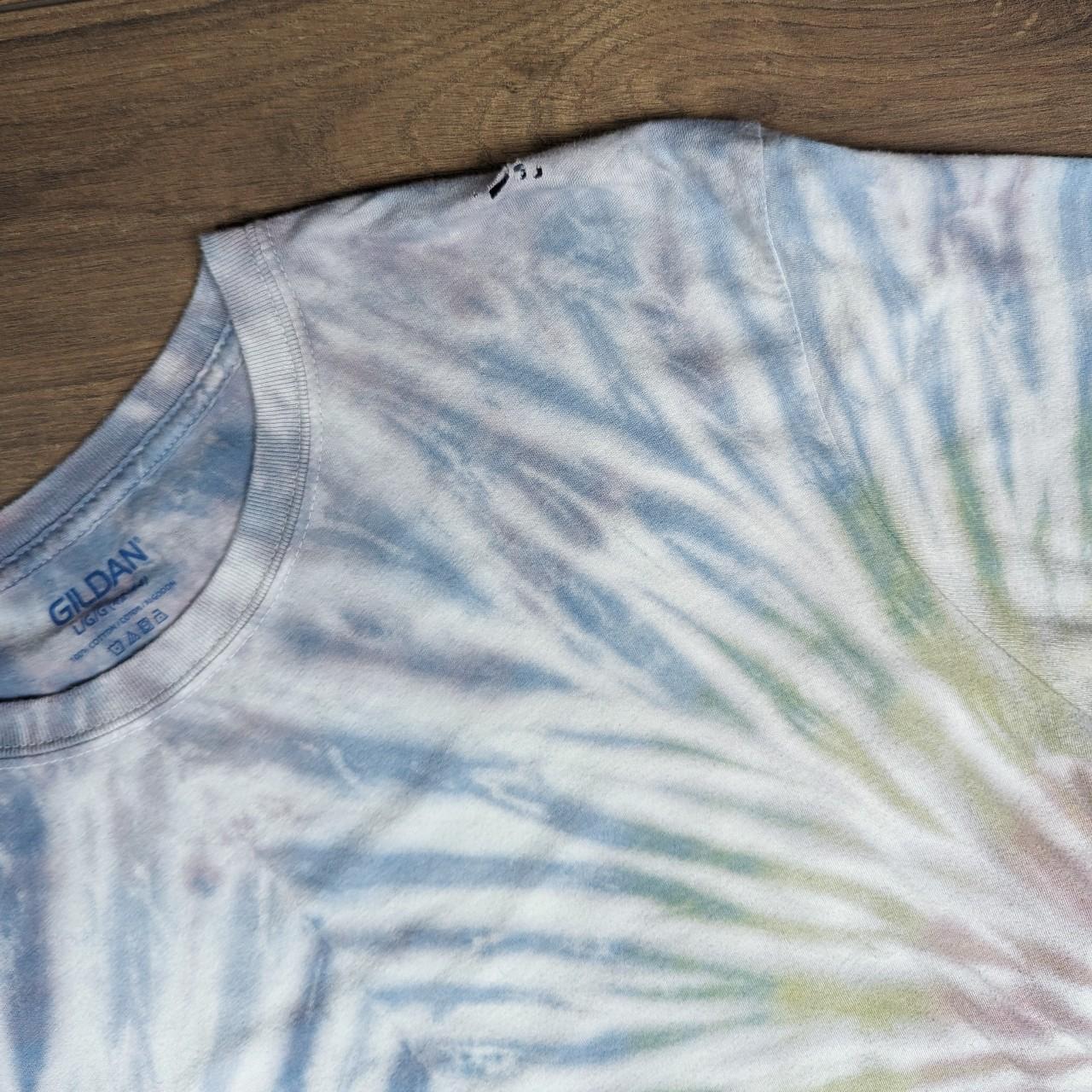 Vintage Multicoloured Pastel Tie Dye T-shirt Men's L