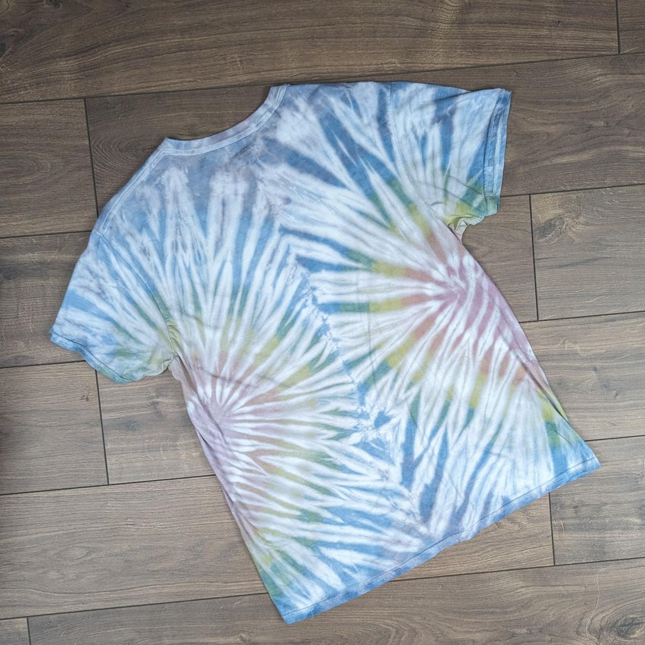 Vintage Multicoloured Pastel Tie Dye T-shirt Men's L