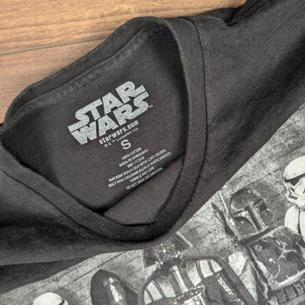 Vintage Black Star Wars Graphic T-Shirt Men's XS/S