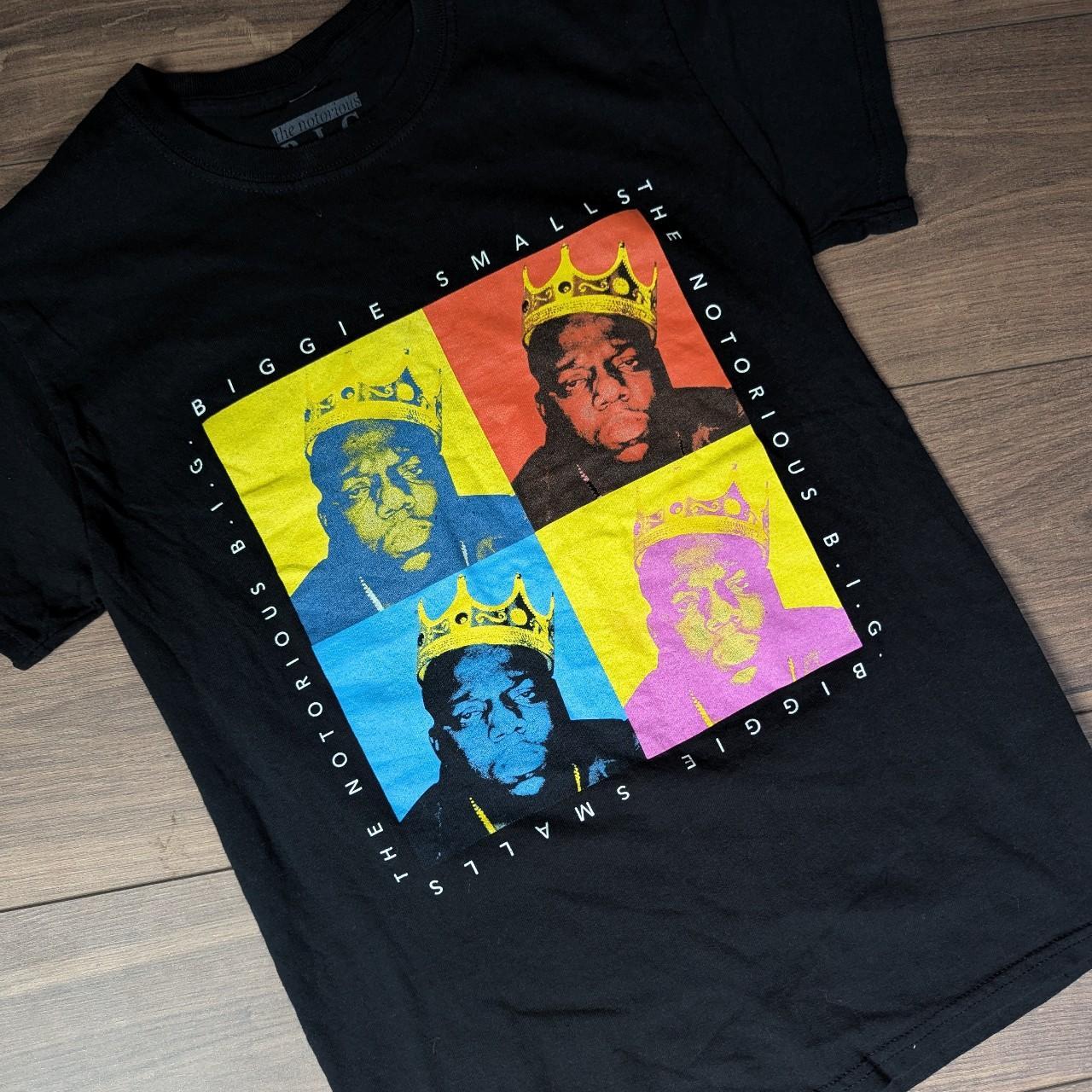 Black Vintage Biggie Smalls Graphic T-Shirt Women's S
