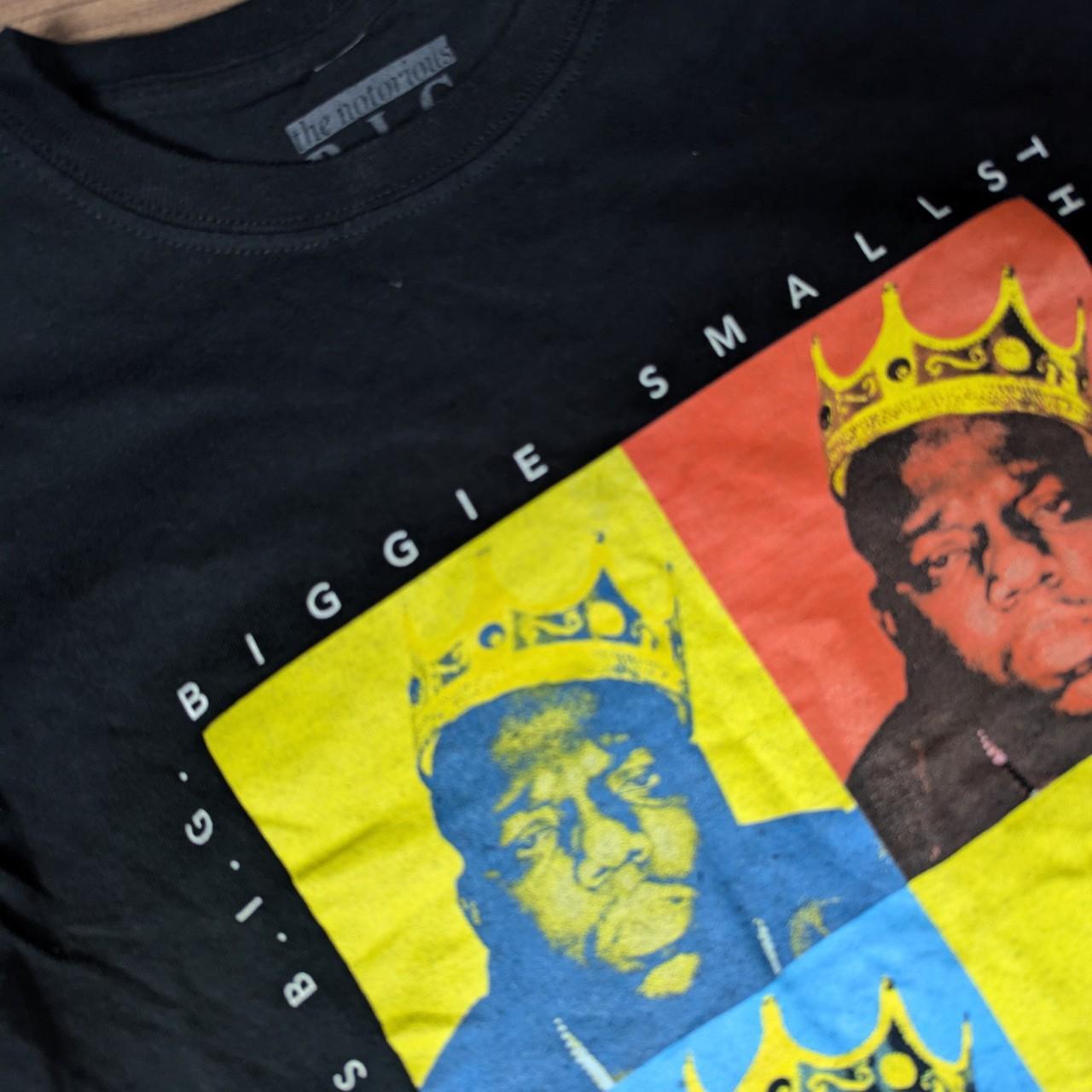 Black Vintage Biggie Smalls Graphic T-Shirt Women's S