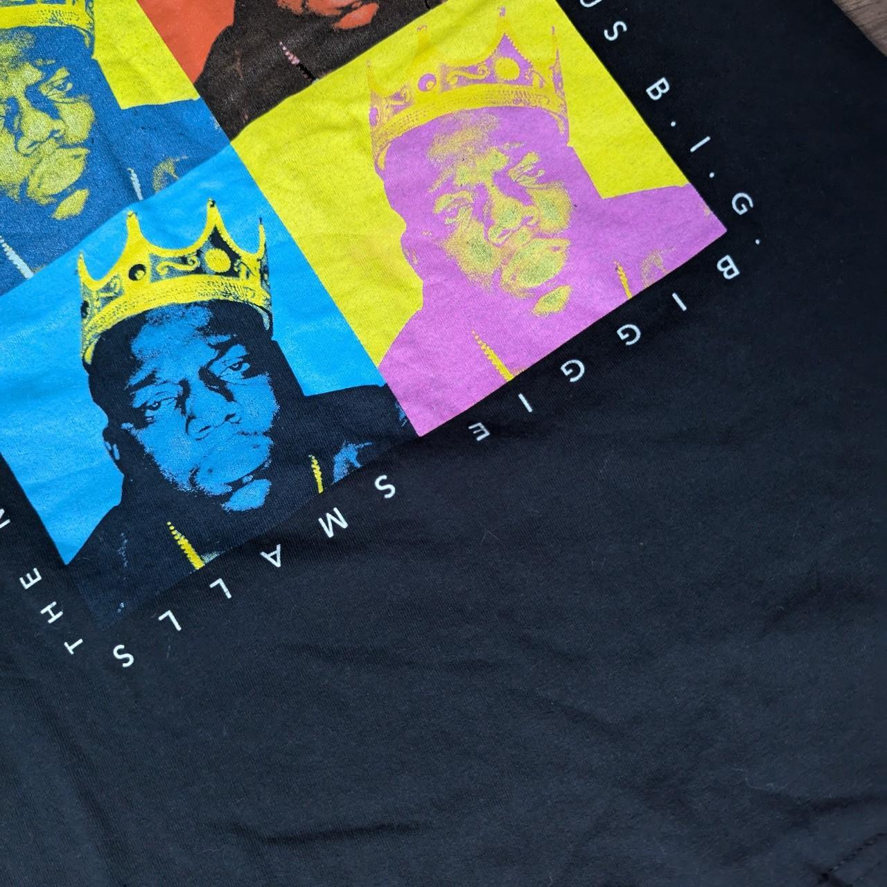 Black Vintage Biggie Smalls Graphic T-Shirt Women's S