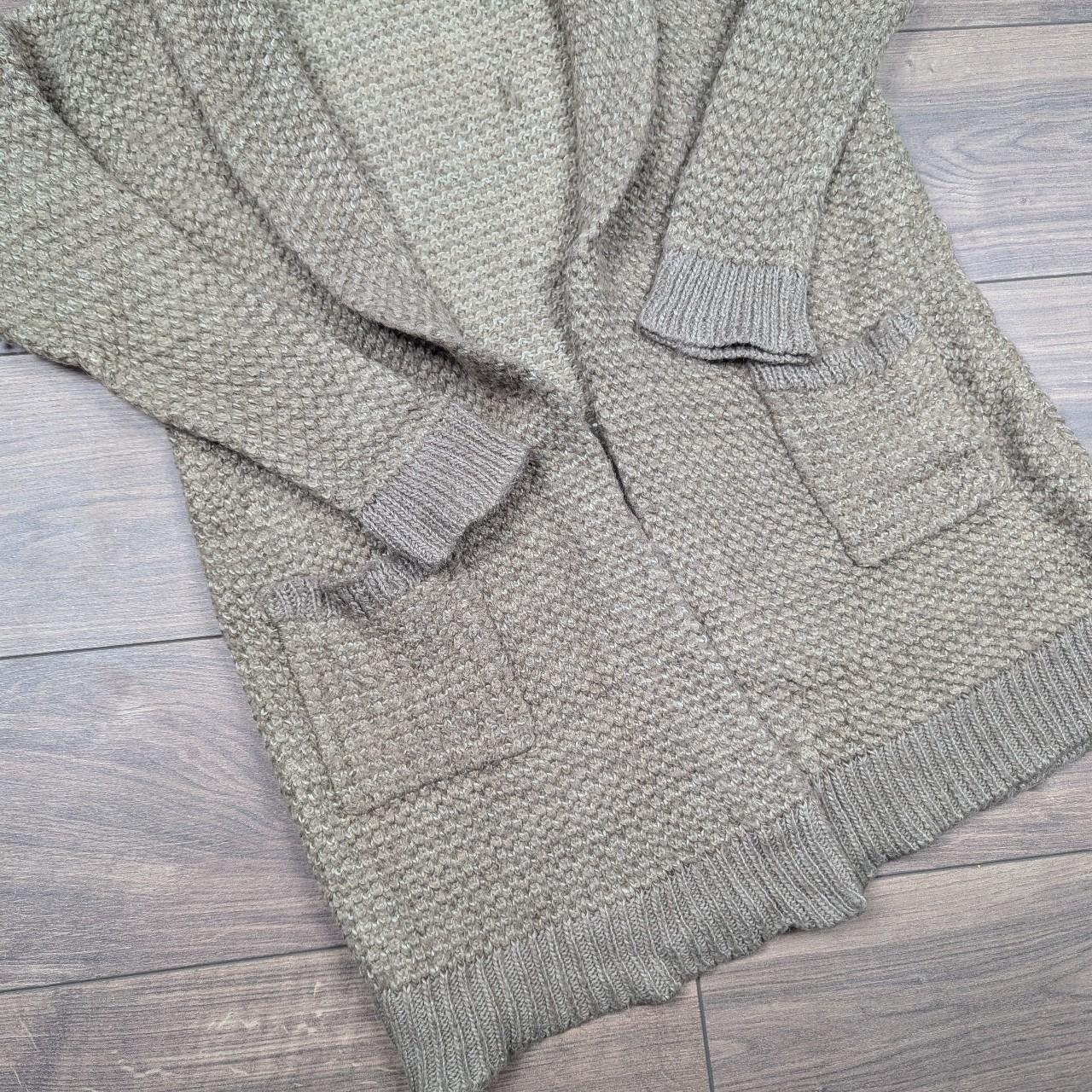 Lauren Ralph Lauren Vintage 00's Y2K Brown Thick Knit Long Cardigan Women's S/M