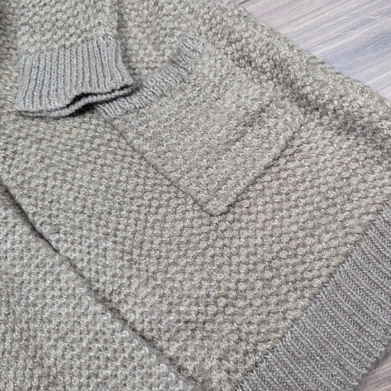 Lauren Ralph Lauren Vintage 00's Y2K Brown Thick Knit Long Cardigan Women's S/M
