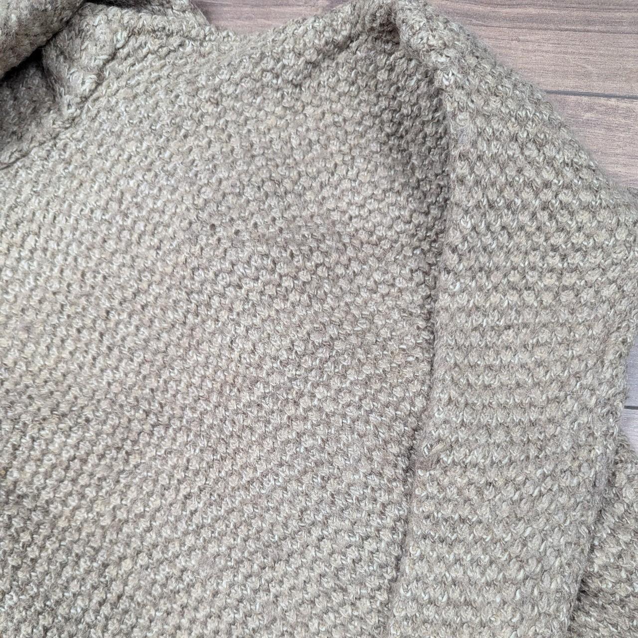 Lauren Ralph Lauren Vintage 00's Y2K Brown Thick Knit Long Cardigan Women's S/M