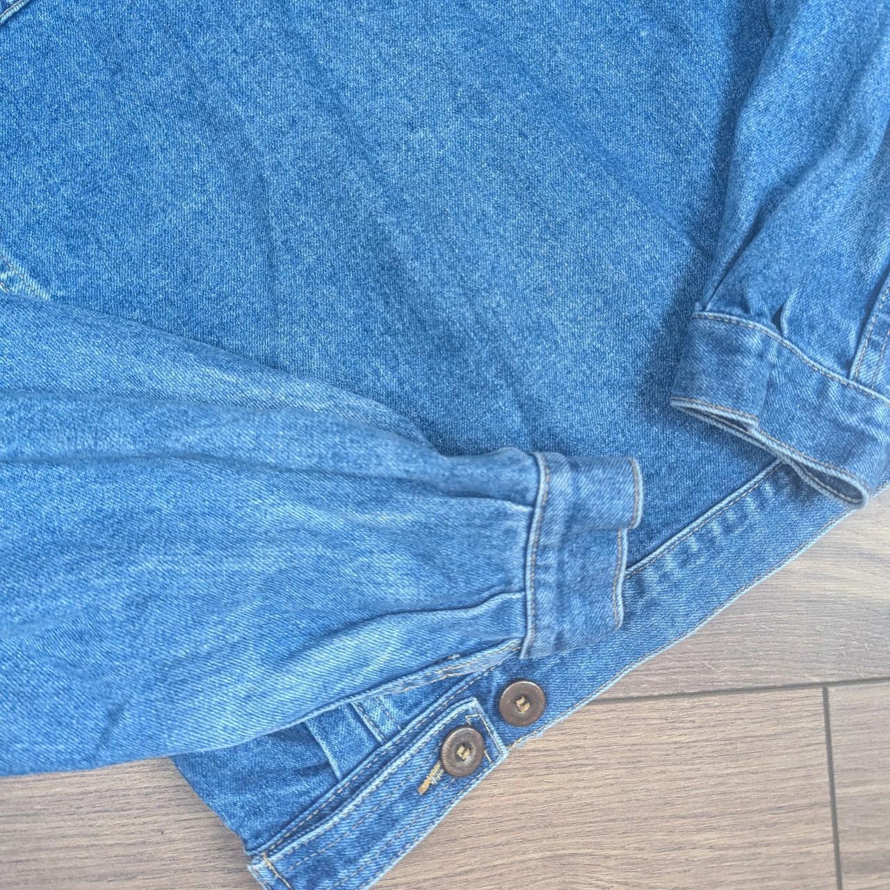 Vintage 90's Lee Cooper Blue Denim Jacket Purple Retro Inserts