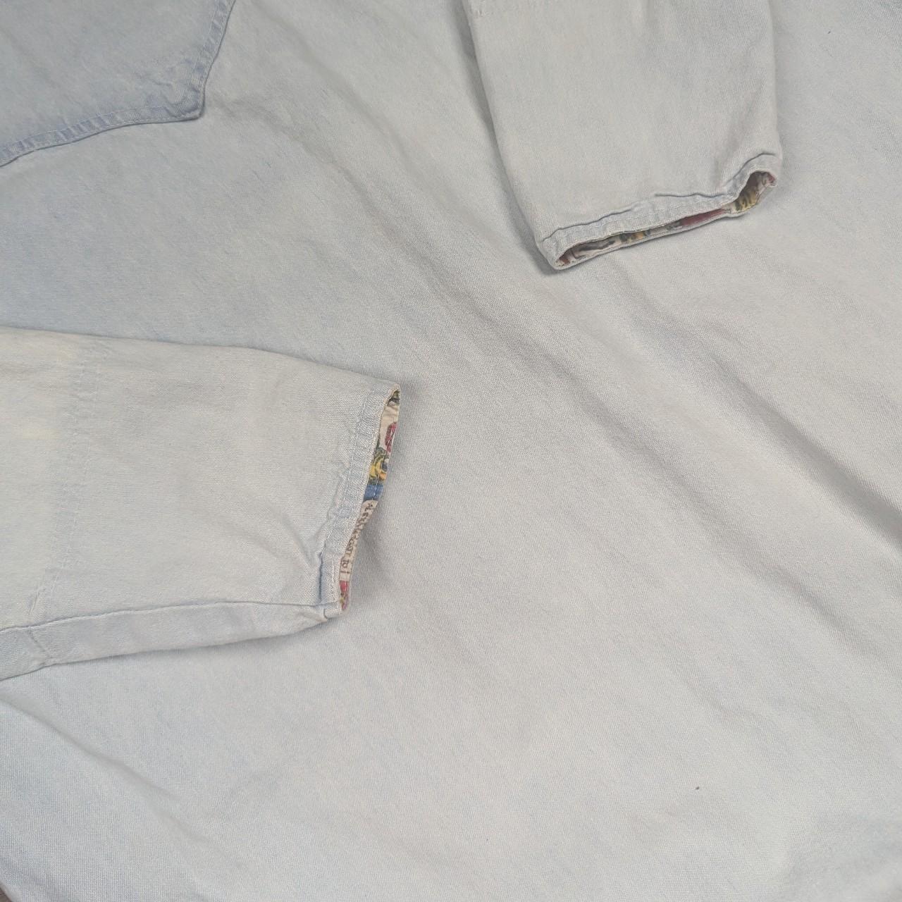 Vintage Oxford Street Paris Long Cocoon Pop Art Long Denim Jacket Made in France