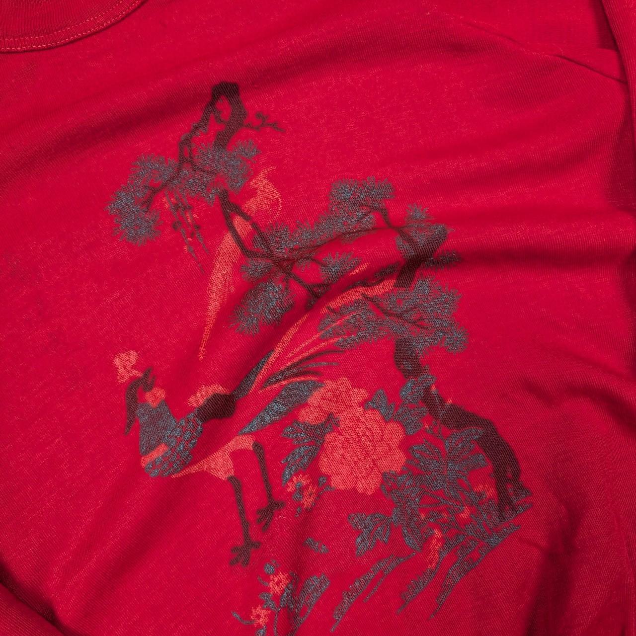 Vintage 1980's Red Tree Graphic Sweatshirt