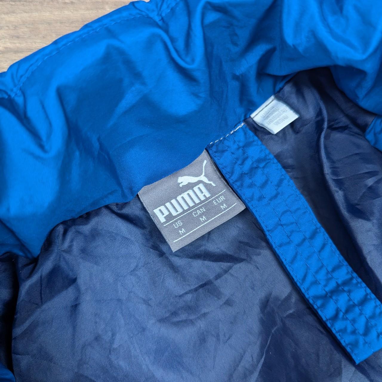 Blue Puma Puffer Jacket Coat Men's M