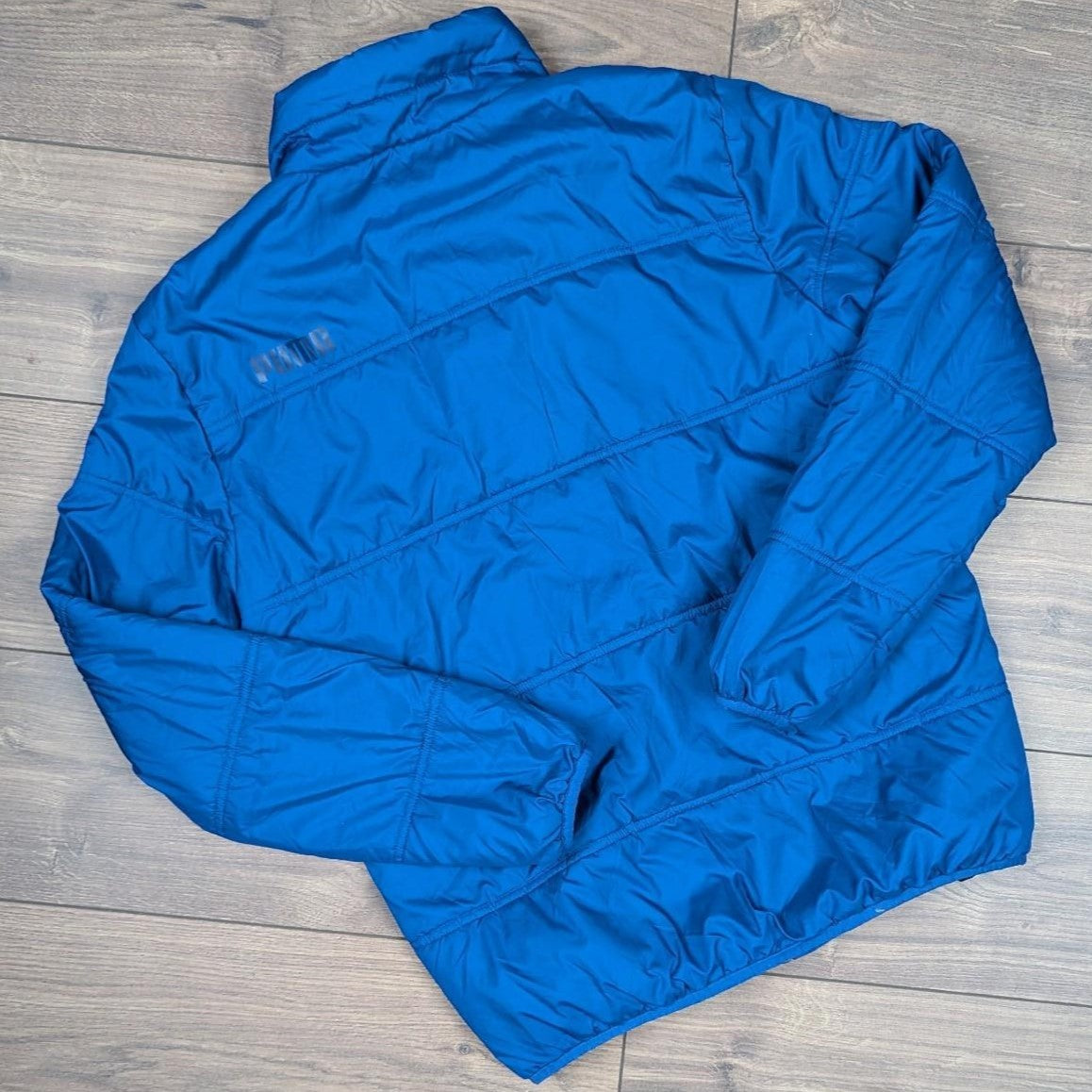 Blue Puma Puffer Jacket Coat Men's M
