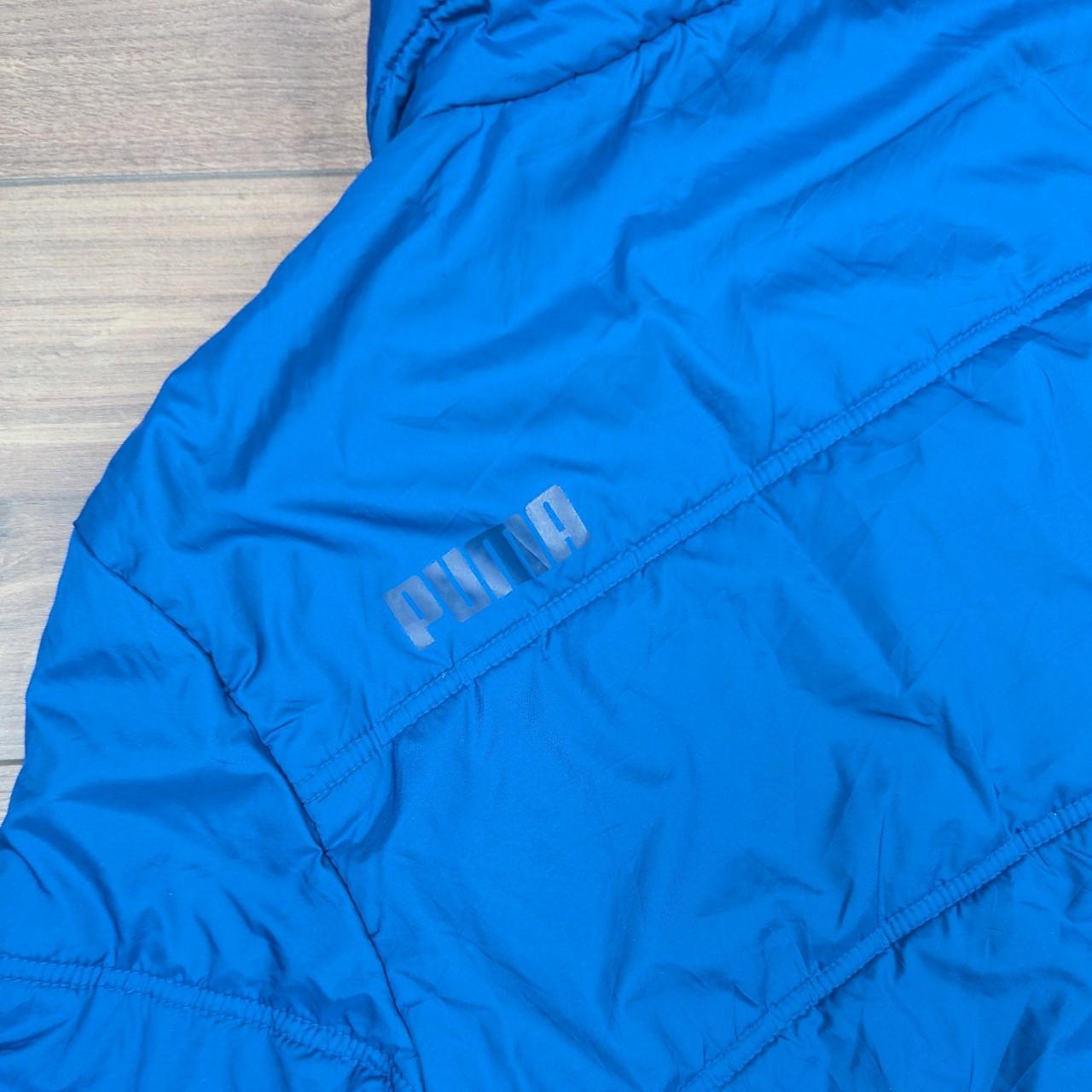 Blue Puma Puffer Jacket Coat Men's M