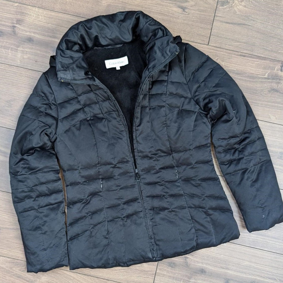 Black Calvin Klein Puffer Jacket Coat Women's S