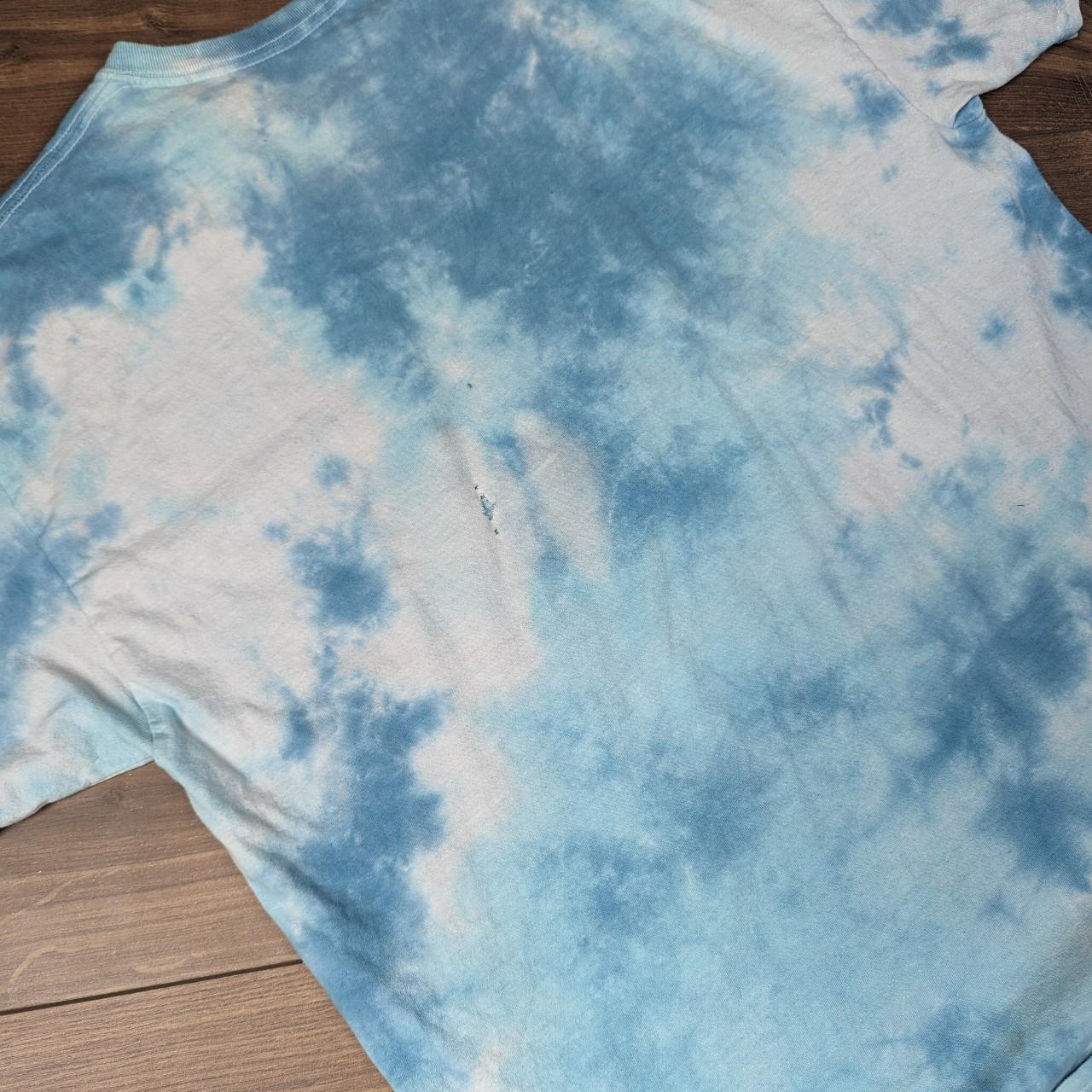 Vintage Blue/White Tie Dye T-shirt Men's L/XL
