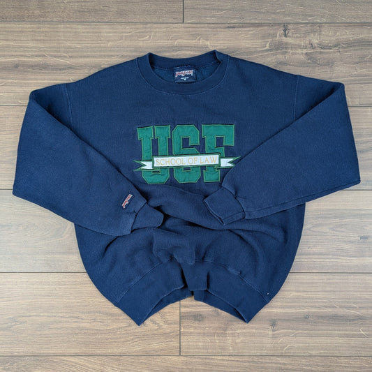 Vintage Blue Jansport USF College USA Sweatshirt Size M