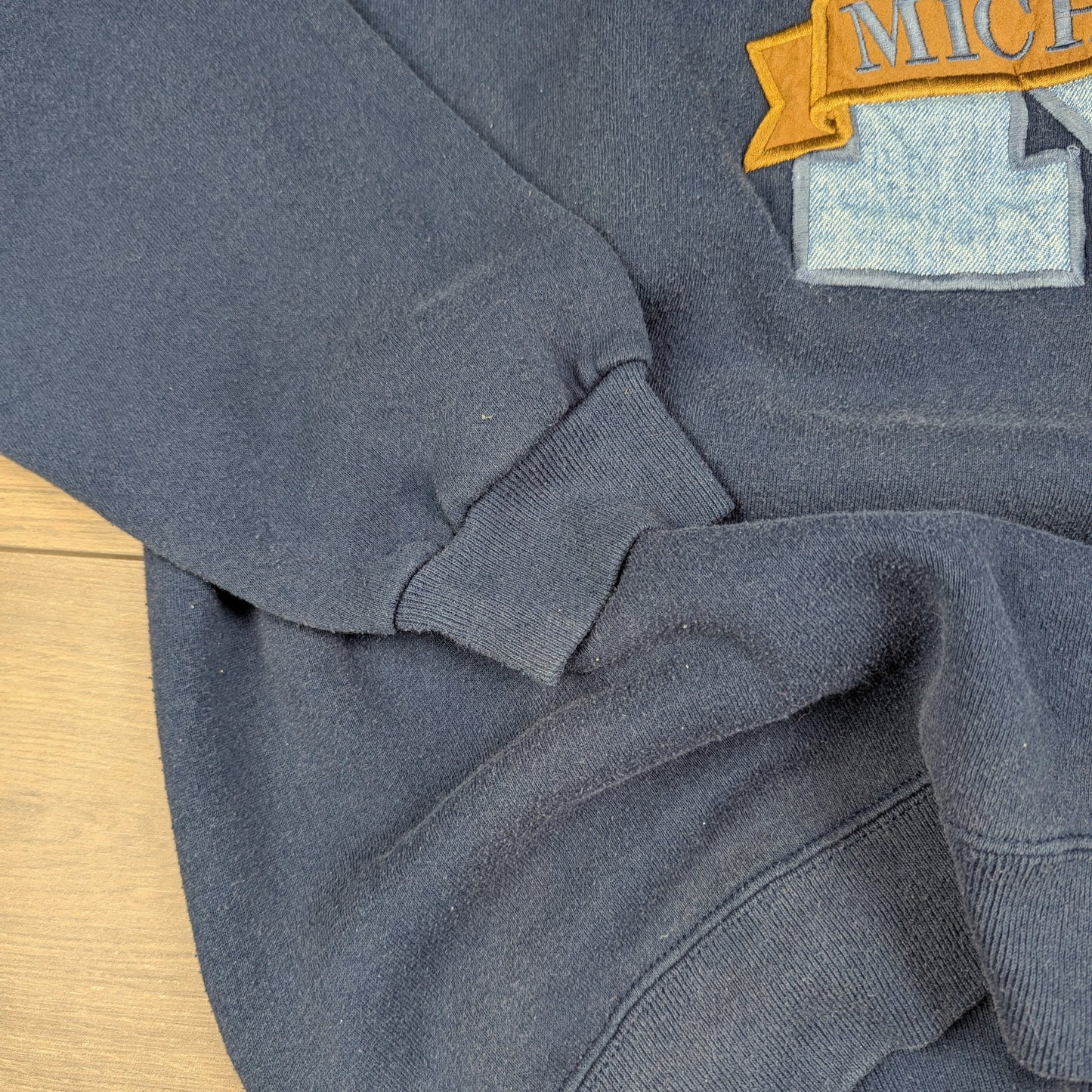 Lee Vintage 90's Michigan Embroidered Heavyweight USA Sweatshirt Size 2XL