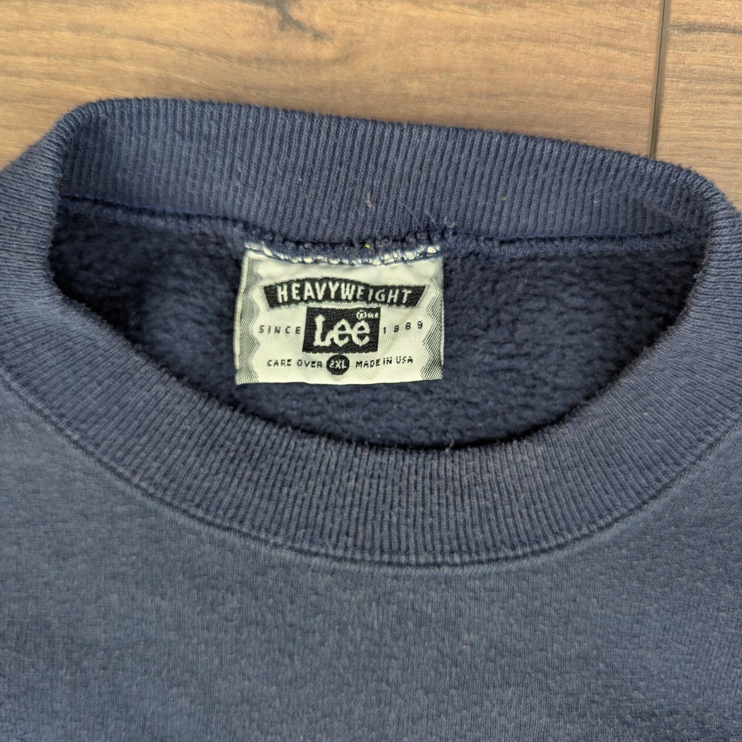 Lee Vintage 90's Michigan Embroidered Heavyweight USA Sweatshirt Size 2XL
