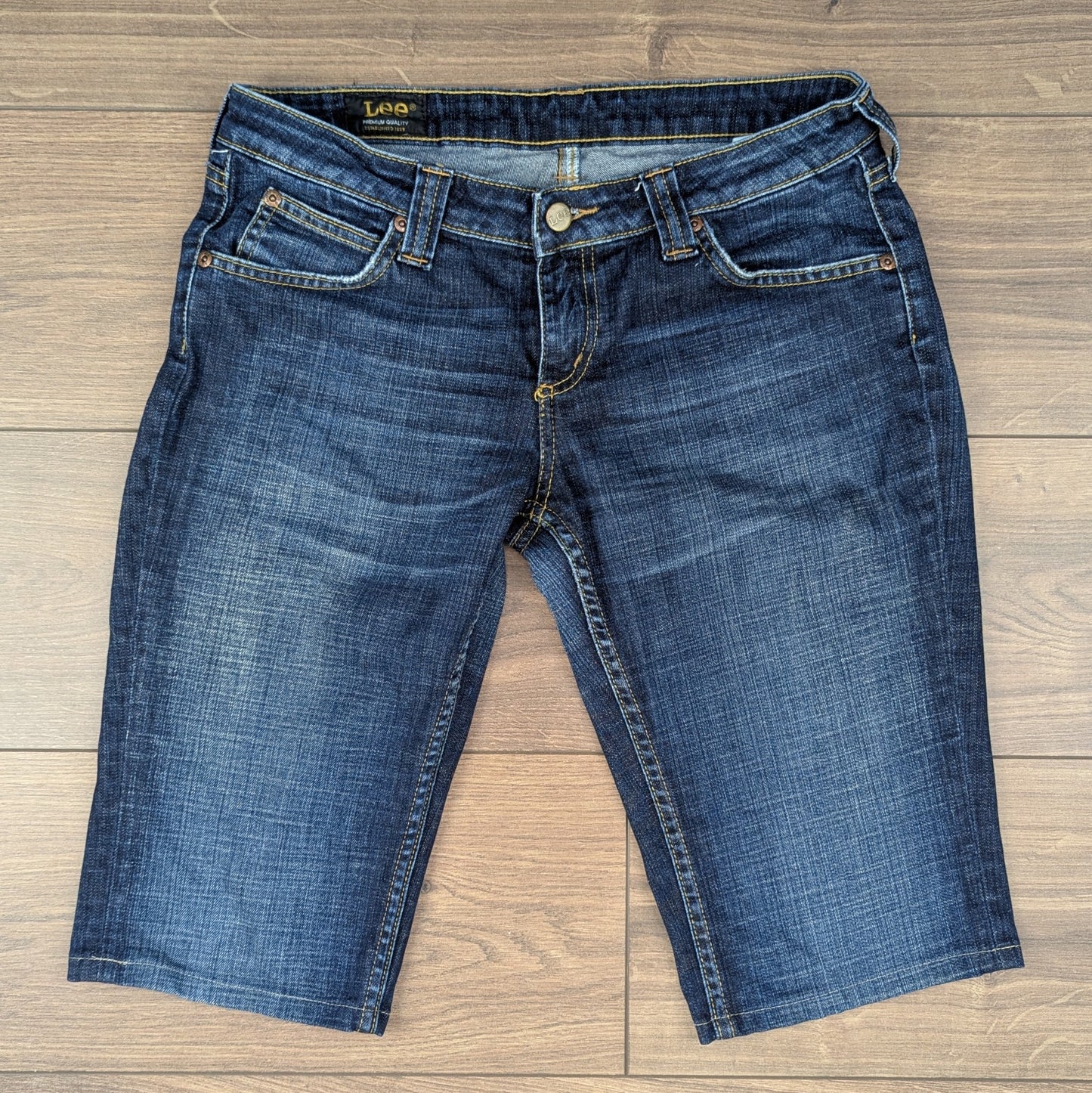 Vintage Lee Blue Low Rise Denim Shorts W31