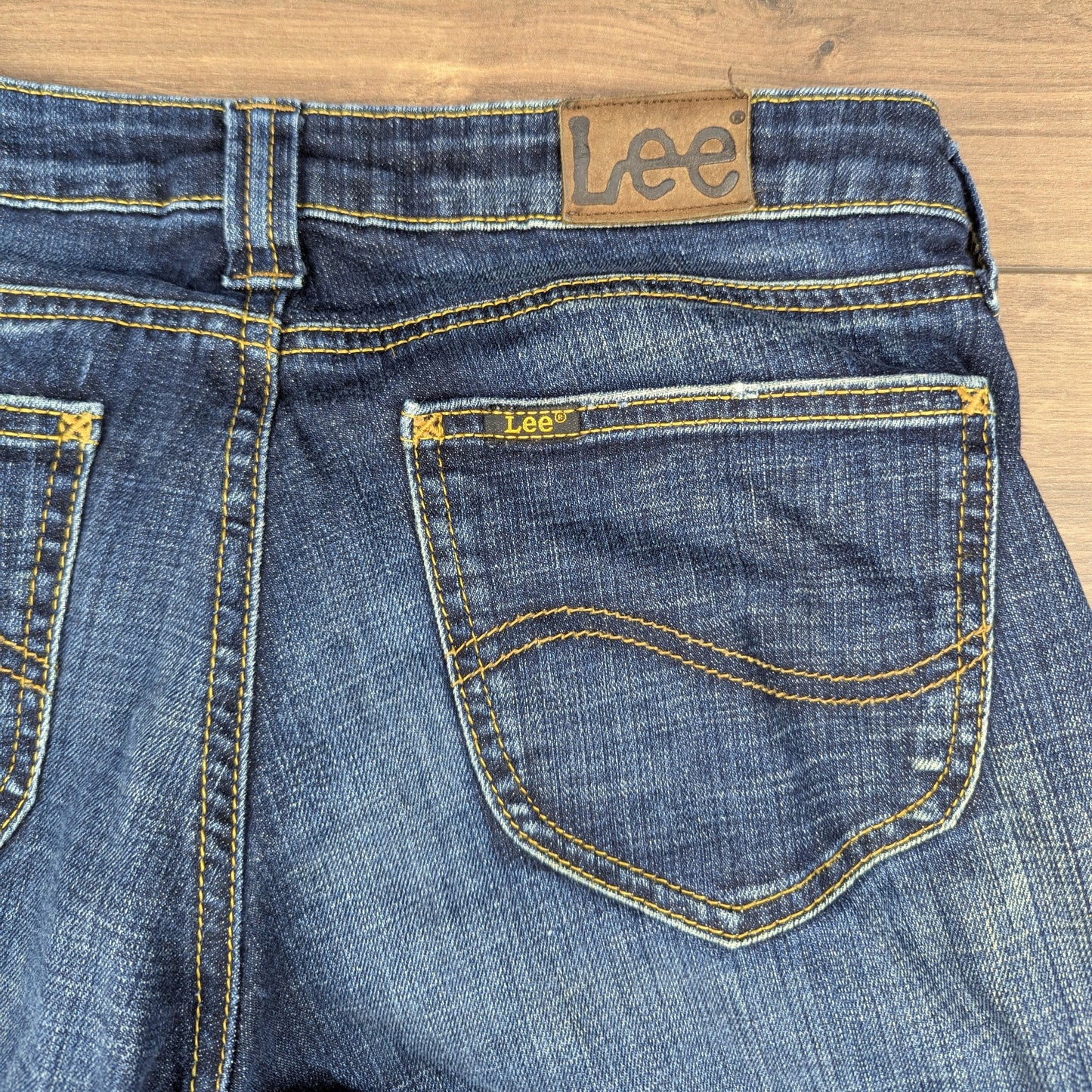 Vintage Lee Blue Low Rise Denim Shorts W31
