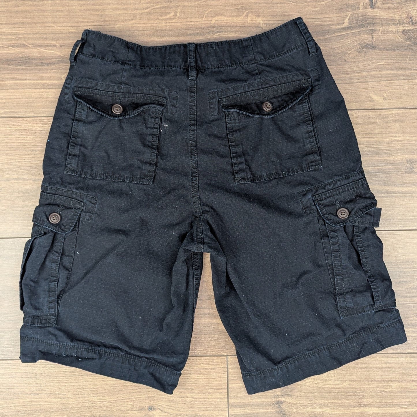 Black Vintage Arizona Jeans Cargo Utility Shorts W29