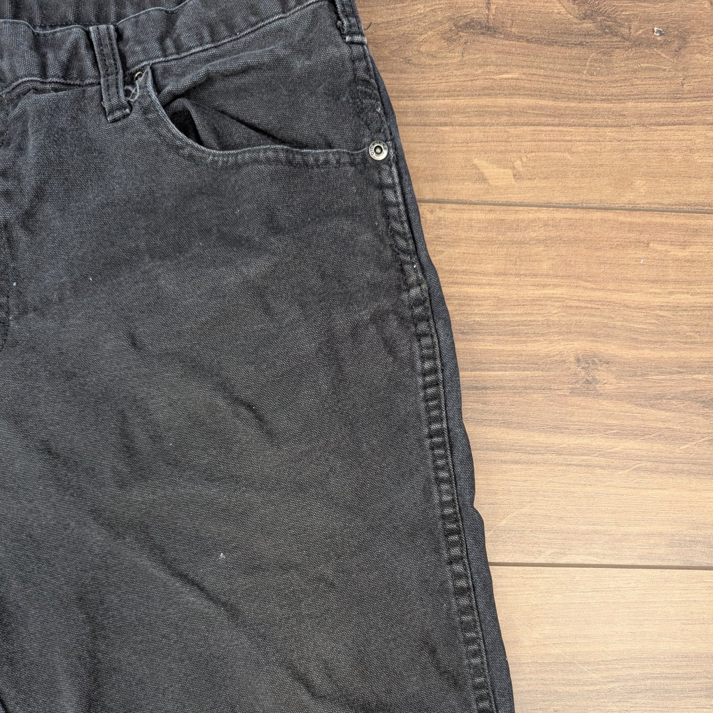 Vintage Black Dickies Denim Cut-Off Shorts W32