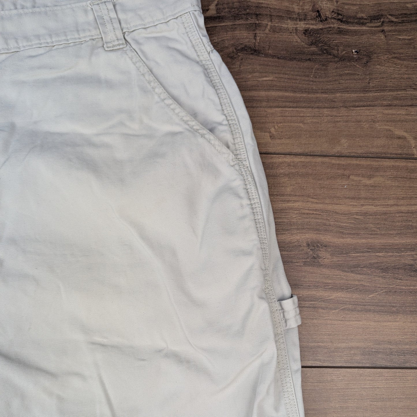 Beige OshKosh Carpenter Cargo Utility Shorts W36