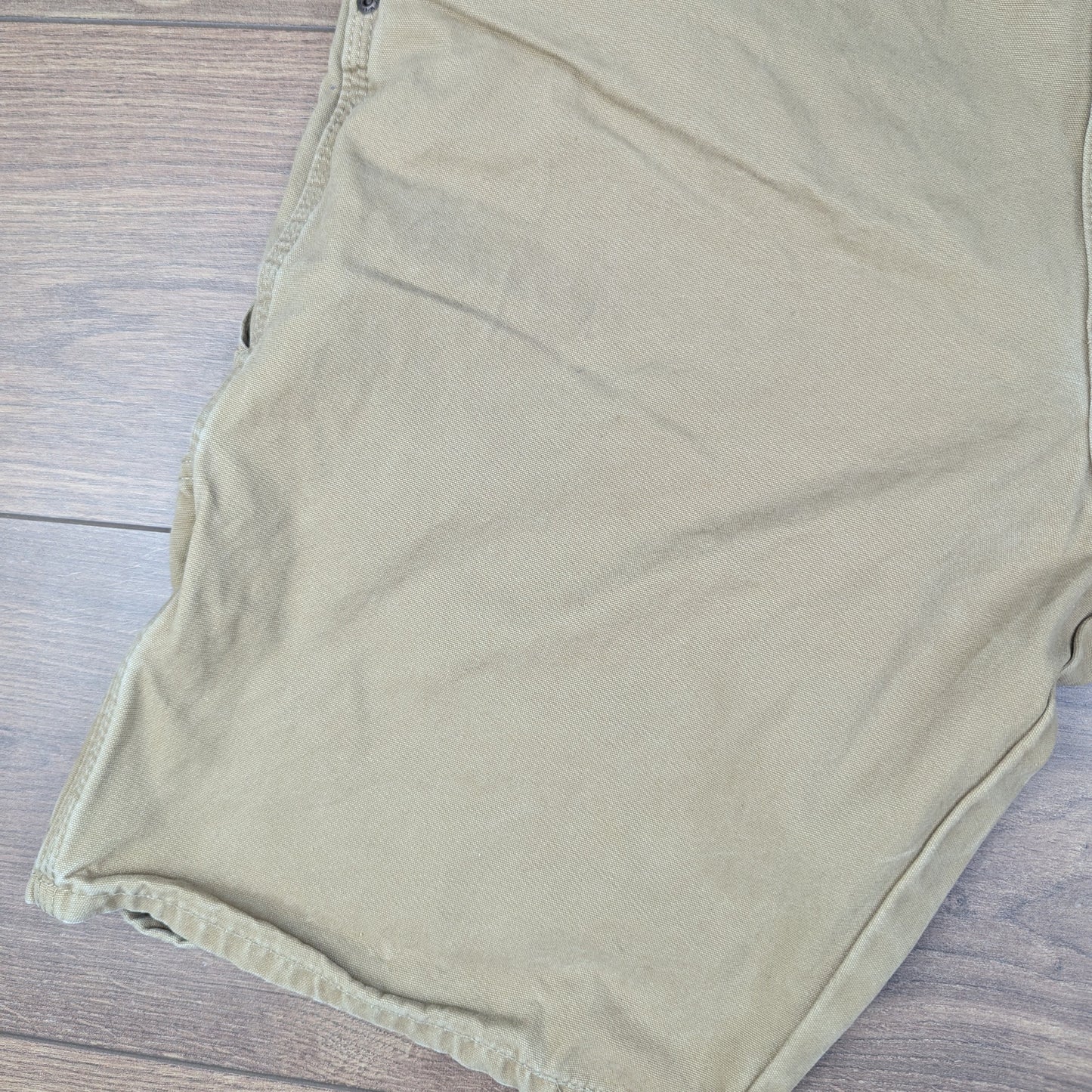 Brown Tan Vintage Wrangler Carpenter Cargo Utility Shorts Jorts W36