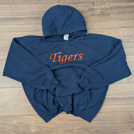 Navy Gildan Tigers Zepeda USA Graphic Hoodie Size XL