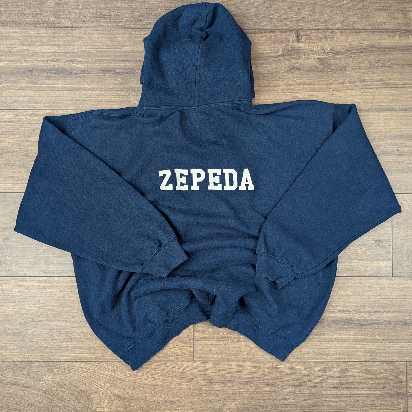 Navy Gildan Tigers Zepeda USA Graphic Hoodie Size XL