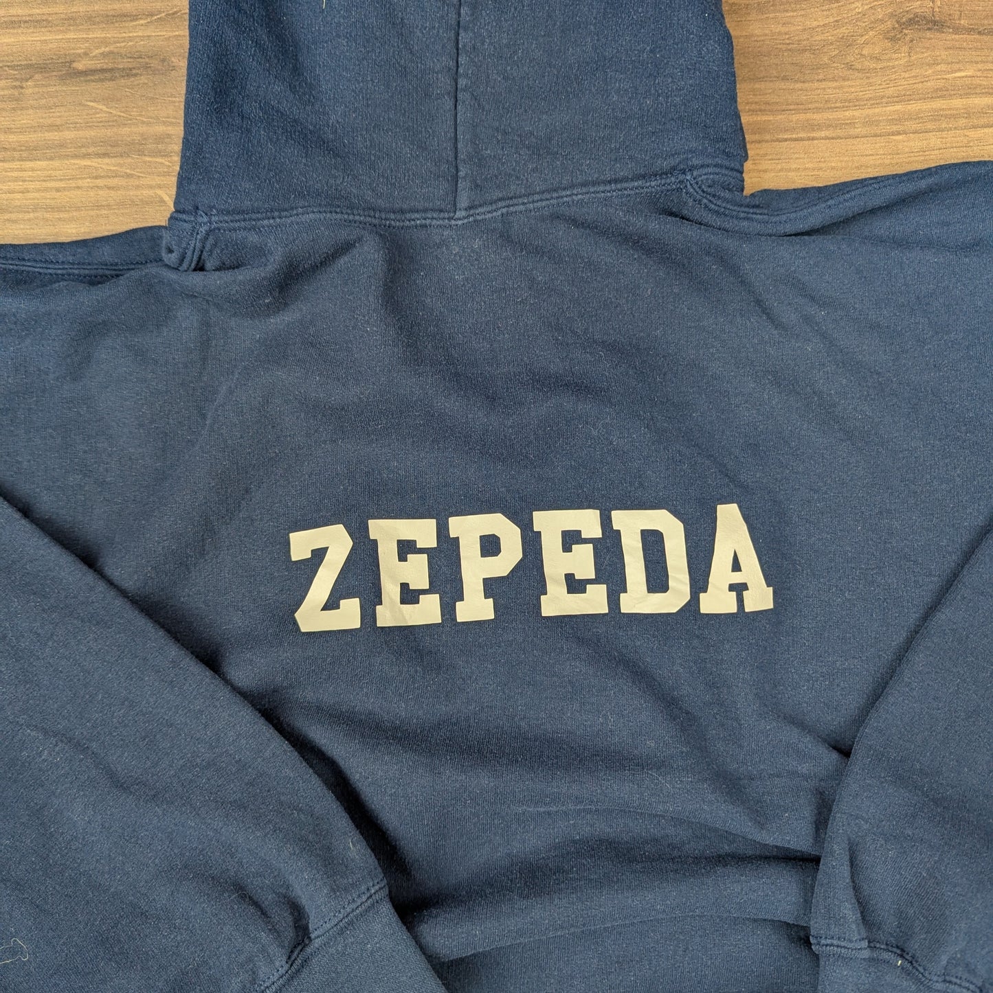 Navy Gildan Tigers Zepeda USA Graphic Hoodie Size XL