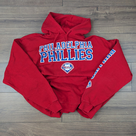 Red Philadelphia Phillies MLB Official Merchandise Baseball Hoodie Size 2XL