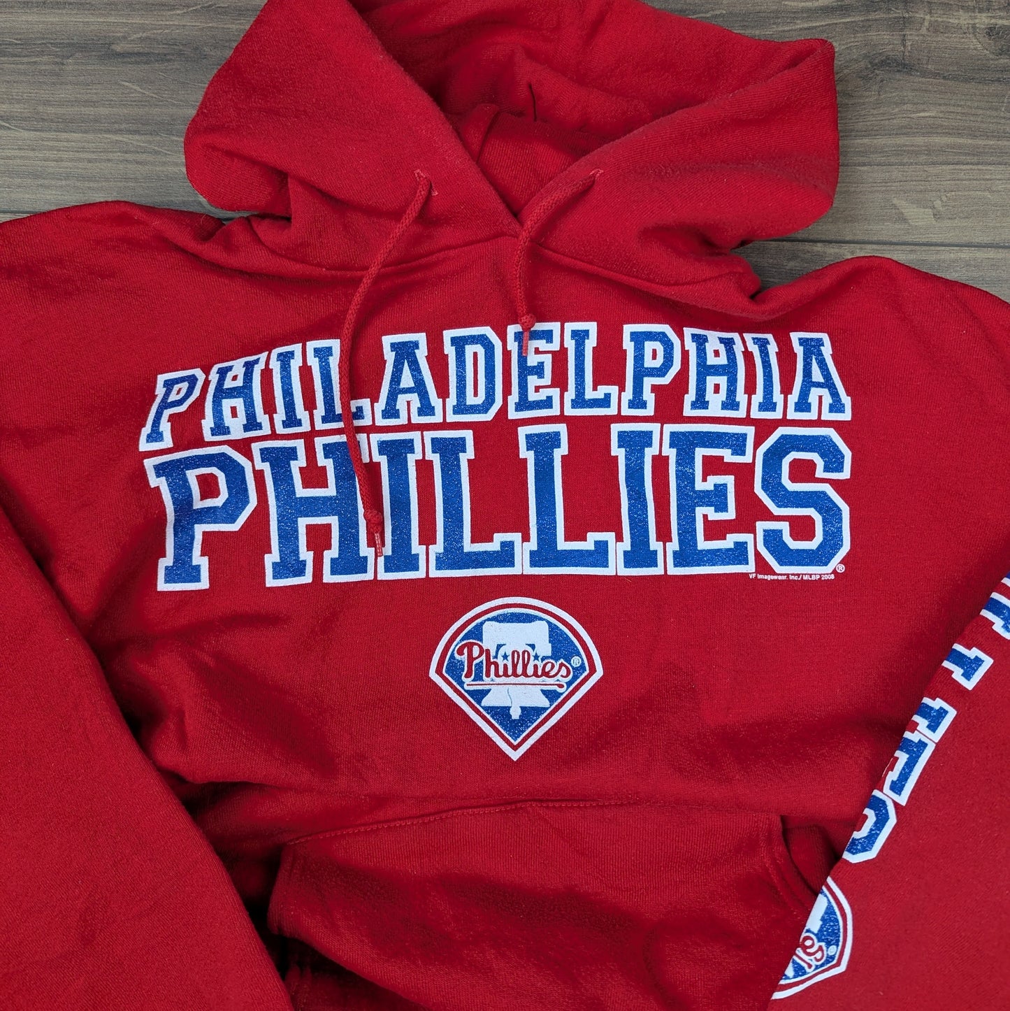Red Philadelphia Phillies MLB Official Merchandise Baseball Hoodie Size 2XL