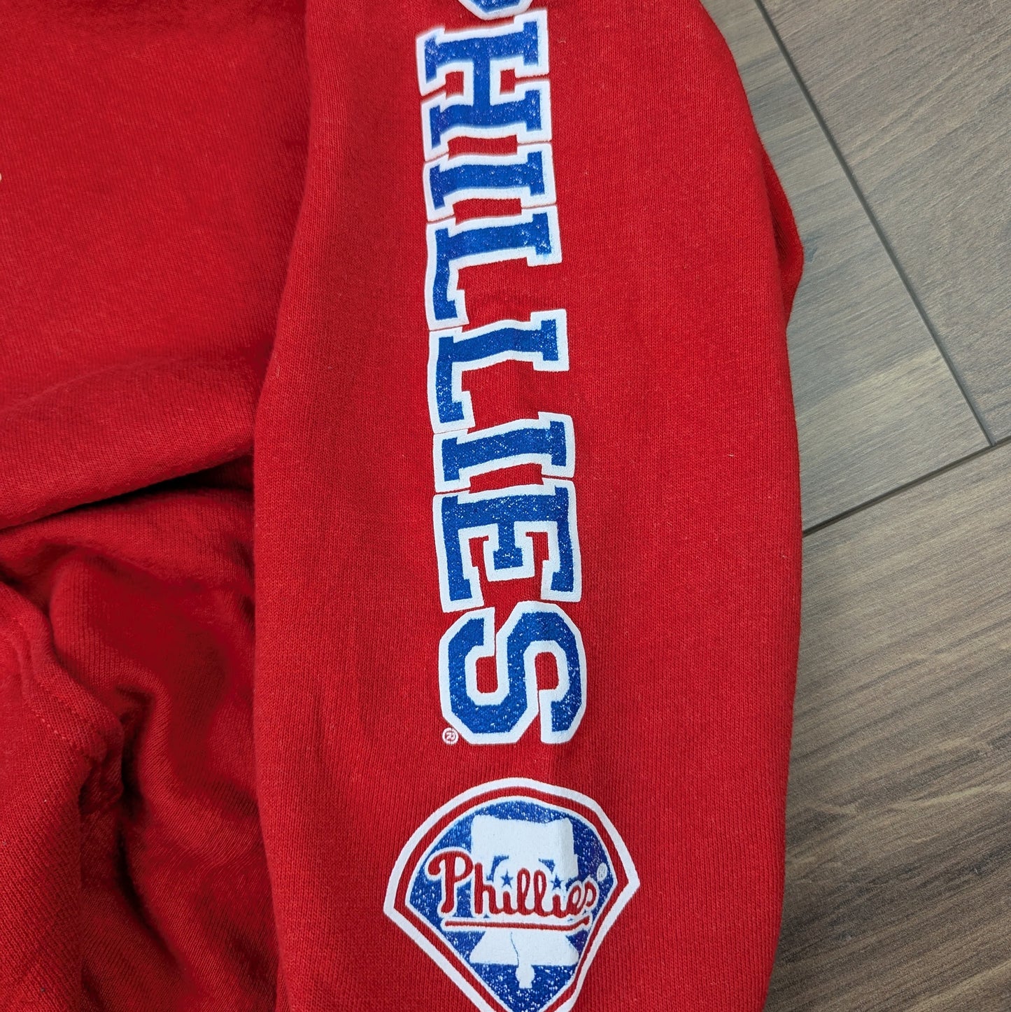 Red Philadelphia Phillies MLB Official Merchandise Baseball Hoodie Size 2XL