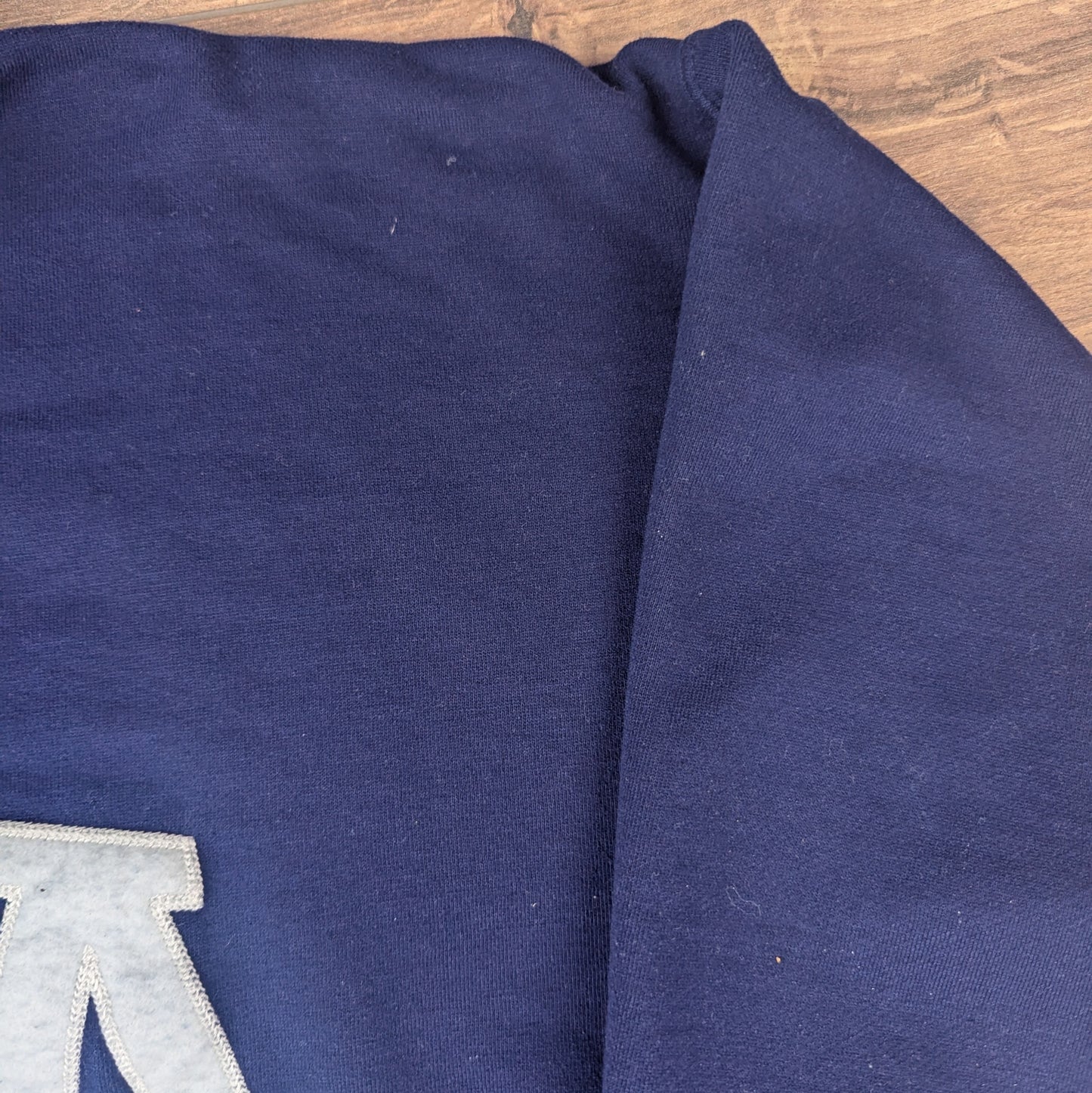 Navy Express Athletique Vintage USA Graphic Quarter Zip Sweatshirt Size M