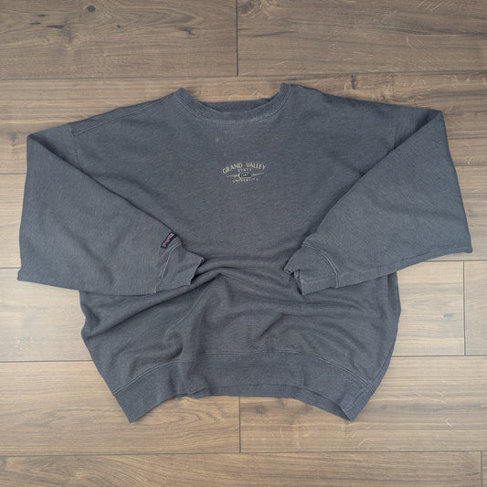 JanSport Vintage Grey Grand Valley State USA College Sweatshirt Size XXL