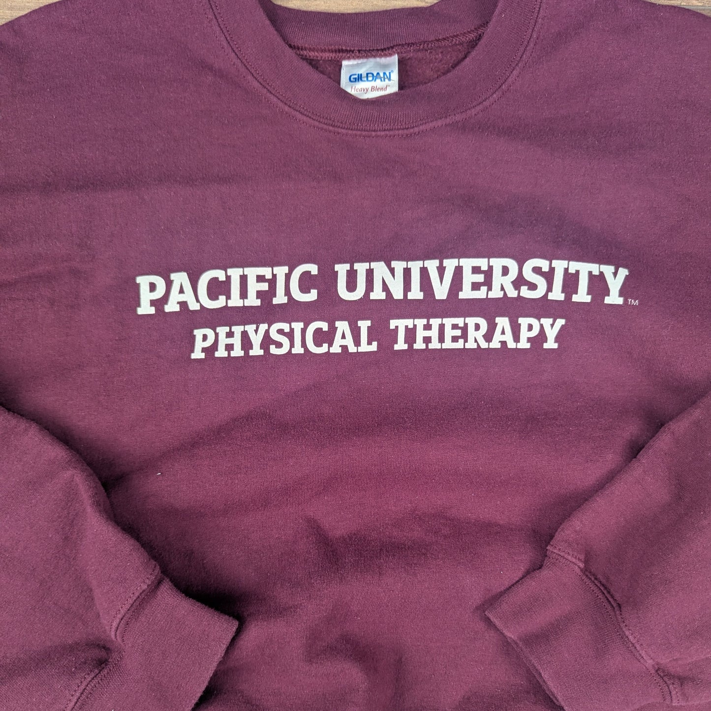 Gildan Burgundy Pacific University Physical Therapy Graphic Sweatshirt Size XL