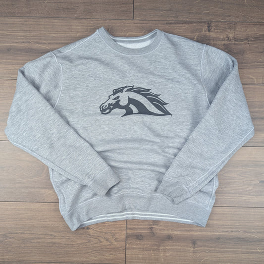 Grey Vintage Reversible Western Michigan Broncos Sweatshirt Size M